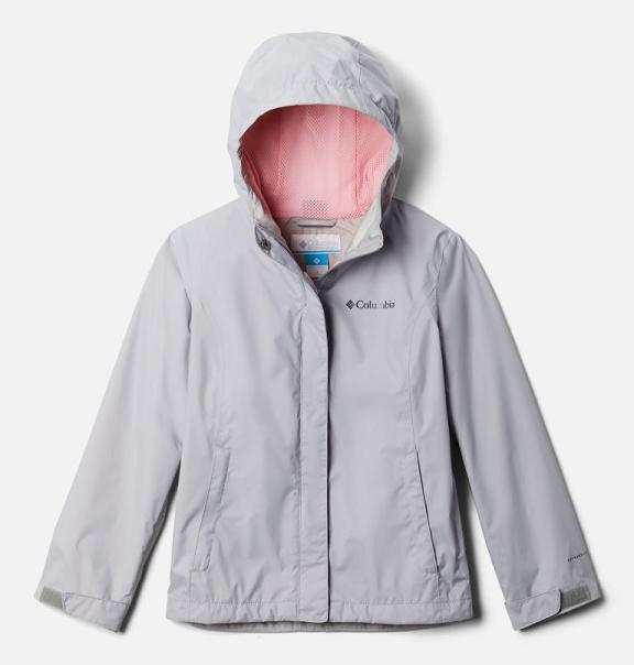 Columbia Arcadia Waterproof Jacket Grey For Girls NZ14205 New Zealand